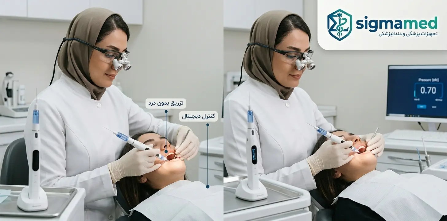 سرعت تزریق در قلم دنکو